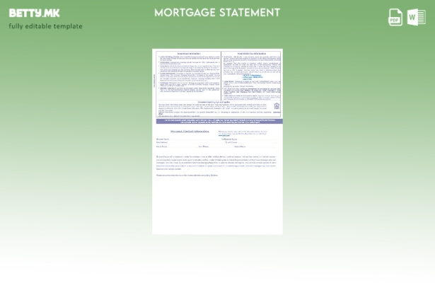 модерен стил на Саудиска Арабија NCB банкарски извештај за хипотека во шаблон  1